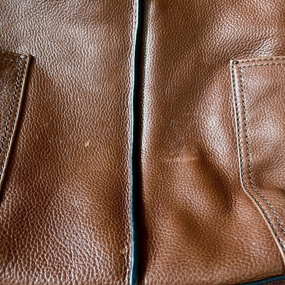 Fossil brown leather crossbody - Picture 2 of 5